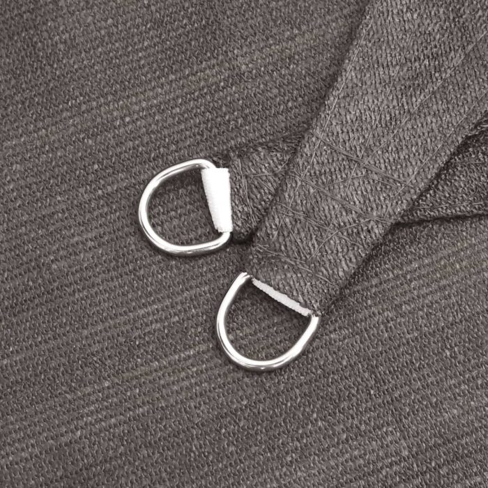 Parasol en PEHD triangulaire 3,6 x 3,6 x 3,6 m Anthracite – Image 4