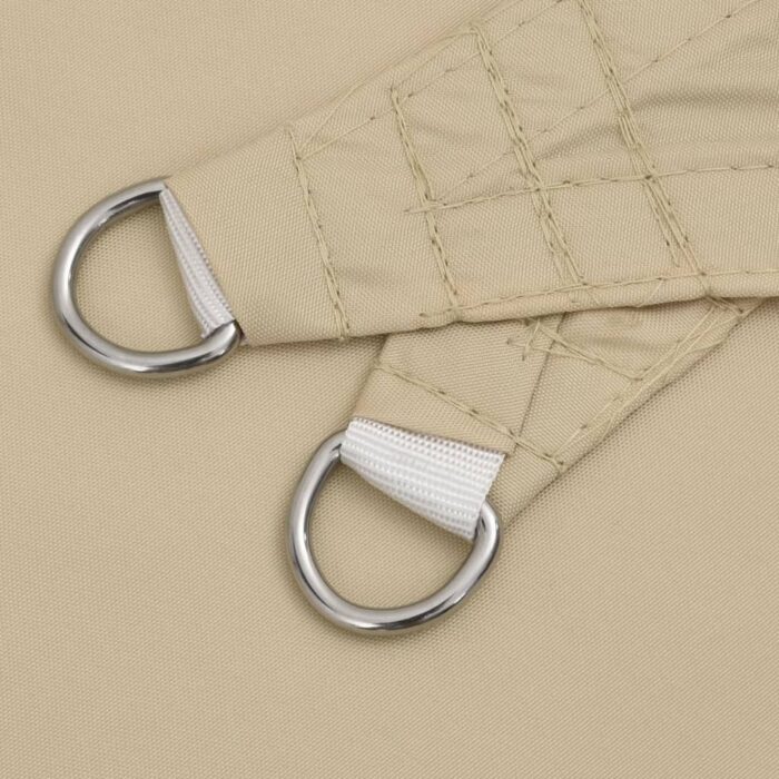 Parasol en tissu oxford carré 3,6 x 3,6 m beige – Image 4