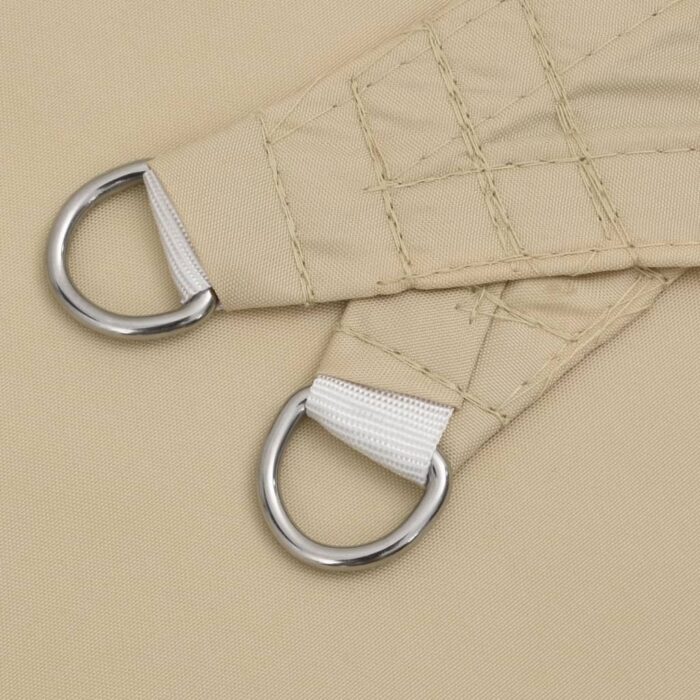 Voile de parasol tissu oxford rectangulaire 2x4 m beige – Image 4