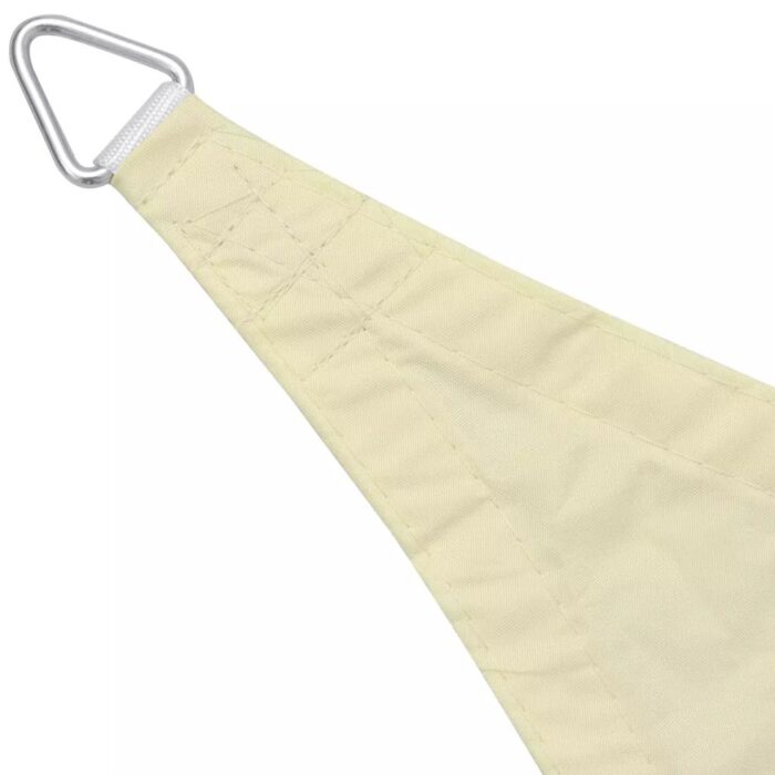 Parasol en tissu oxford carré 3,6 x 3,6 m crème – Image 2