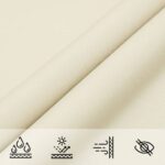 Parasol en tissu oxford carré 3,6 x 3,6 m crème – Image 5