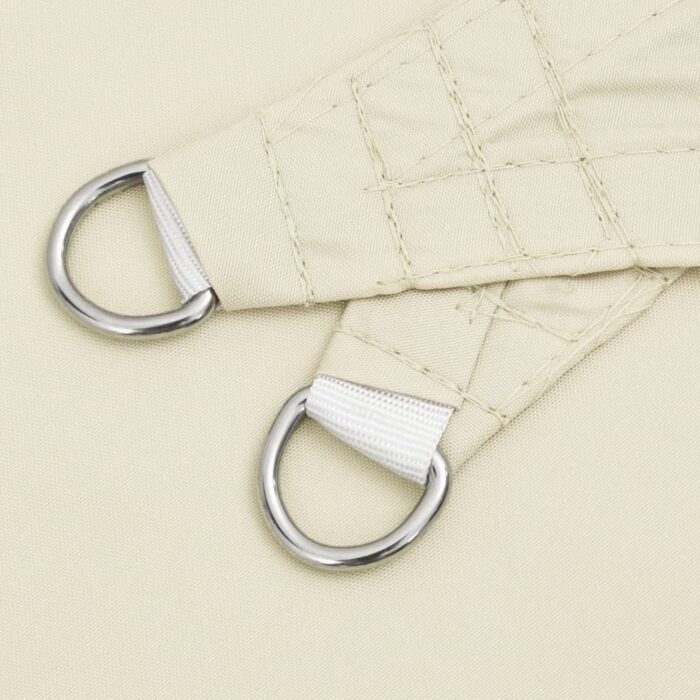 Voile de parasol tissu oxford rectangulaire 2x4 m crème – Image 4