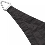 Parasol en tissu oxford carré 3,6 x 3,6 m anthracite – Image 2
