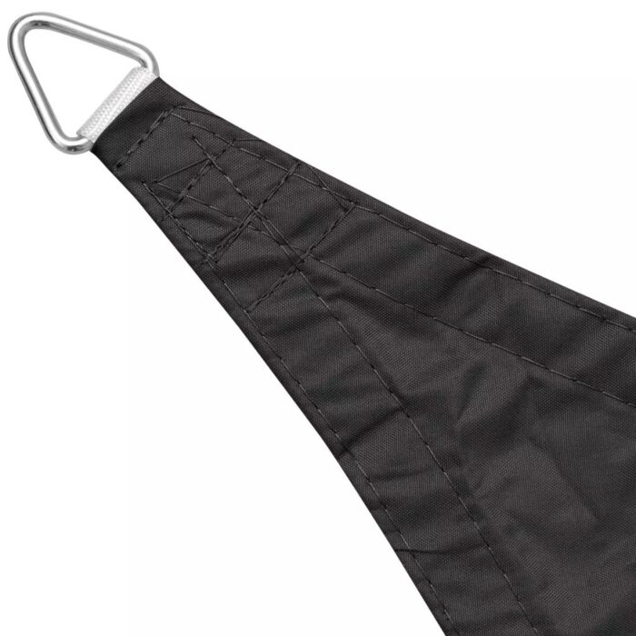 Parasol en tissu oxford carré 3,6 x 3,6 m anthracite – Image 2