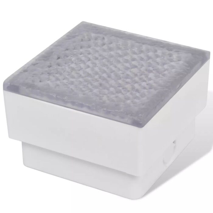 6 lampes LED d'éclairage incorporées au sol 100x100x68 mm – Image 2