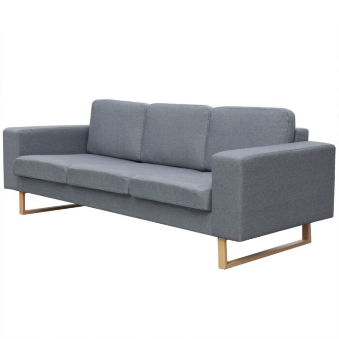 VXL8718475976660_a_en_hd_1.jpg Canapé avec 3 places Tissu Gris clair – Image 1