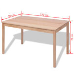 Ensemble de salle à manger sept pièces Pinède – Image 7