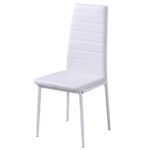Ensemble de table à manger cinq pièces noir et blanc – Image 4