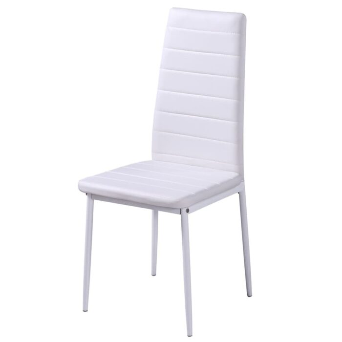 Ensemble de table à manger cinq pièces noir et blanc – Image 4