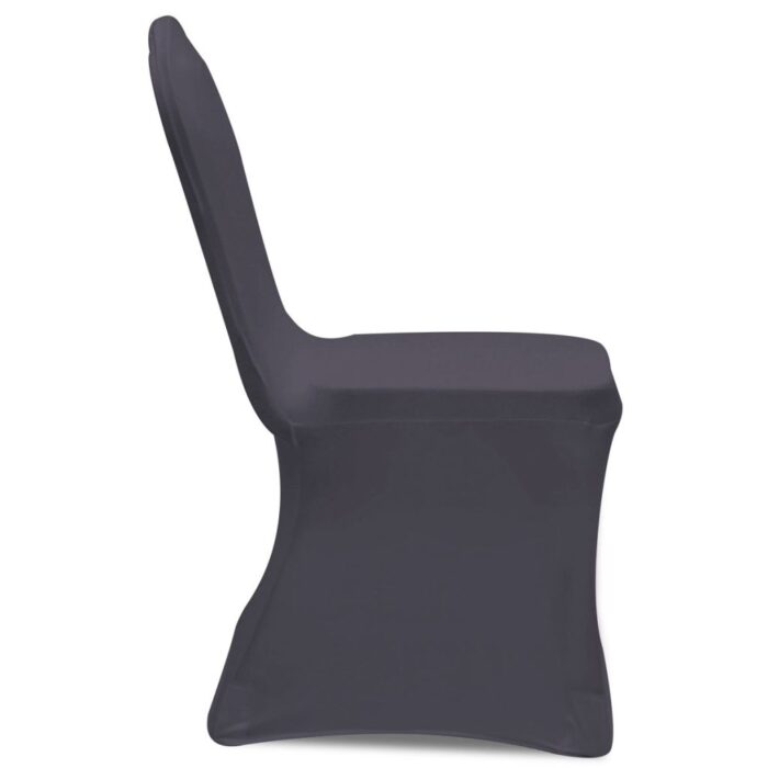 Housse de chaise extensible 6 pcs anthracite – Image 3