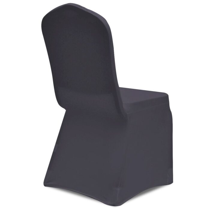 Housse de chaise extensible 6 pcs anthracite – Image 4