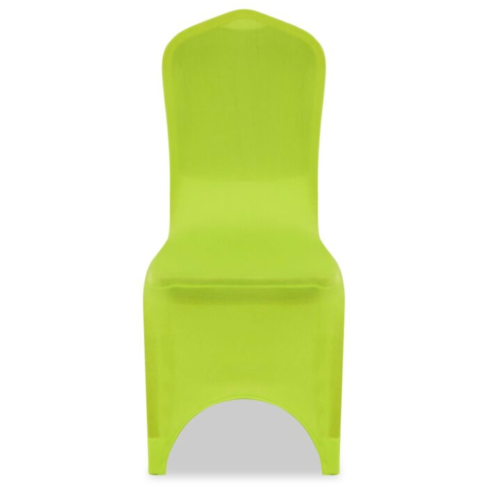 Housse de chaise extensible 4 pcs vert – Image 2