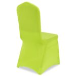 Housse de chaise extensible 4 pcs vert – Image 4