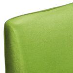 Housse de chaise droite extensible 4 pcs vert – Image 4