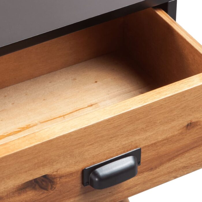 Bois d'acacia massif Tables de chevet 2 pcs 40x30x57 cm – Image 3