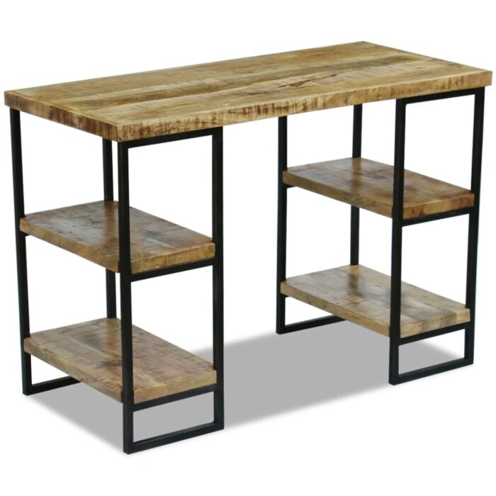 Bureau en bois de manguier 110 x 50 x 76 cm – Image 1