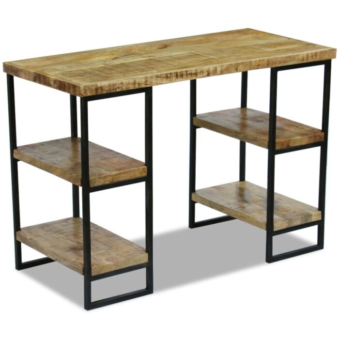 Bureau en bois de manguier 110 x 50 x 76 cm – Image 4