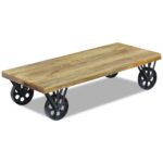 Table basse bois de manguier 120x60x30 cm – Image 2