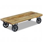 Table basse bois de manguier 120x60x30 cm – Image 3