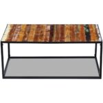 Table basse Bois de récupération massif 100x60x40 cm – Image 5