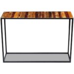 Table console Bois de récupération massif 110x35x76 cm – Image 5