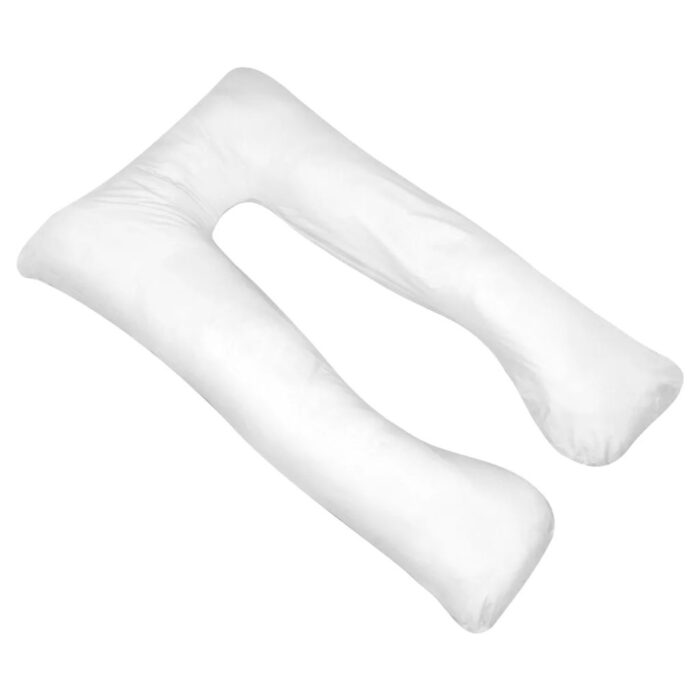 Coussin de grossesse 90 x 145 cm Blanc – Image 2