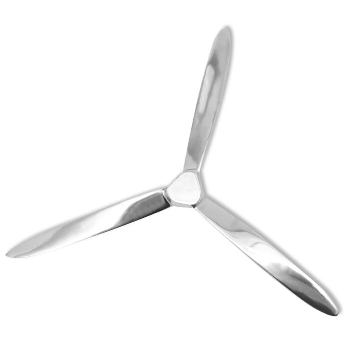 Hélice murale Aluminium Argenté 70 cm – Image 2