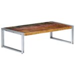 Table basse 120x60x35 cm Bois de récupération solide – Image 6