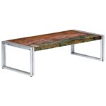 Table basse 120x60x35 cm Bois de récupération solide – Image 7