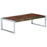Table basse 120x60x35 cm Bois de récupération solide – Image 9