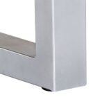 Table basse avec bord naturel 60x60x40 cm Bois d'acacia massif – Image 3