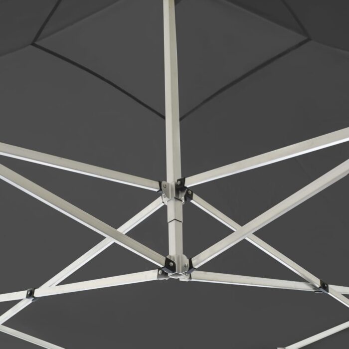 Tente de réception pliable Aluminium 3 x 3 m Anthracite – Image 2