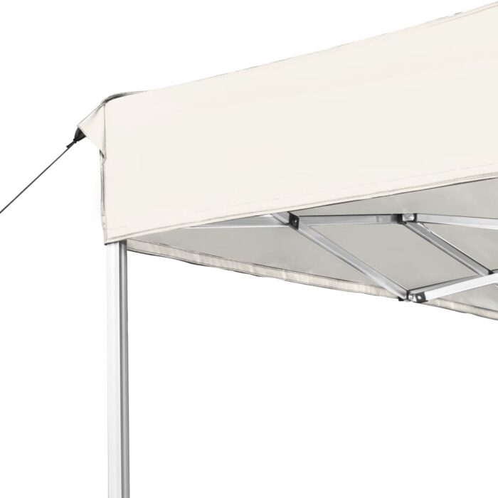 Tente de réception pliable Aluminium 4,5x3 m Crème – Image 4