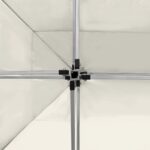 Tente de réception pliable Aluminium 4,5x3 m Crème – Image 5
