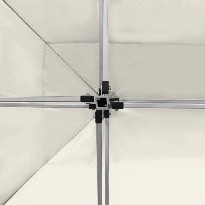 Tente de réception pliable Aluminium 4,5x3 m Crème – Image 5