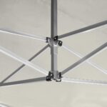Tente de réception pliable Aluminium 4,5x3 m Crème – Image 6