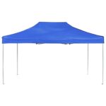 Tente de réception pliable Aluminium 4,5x3 m Bleu – Image 2