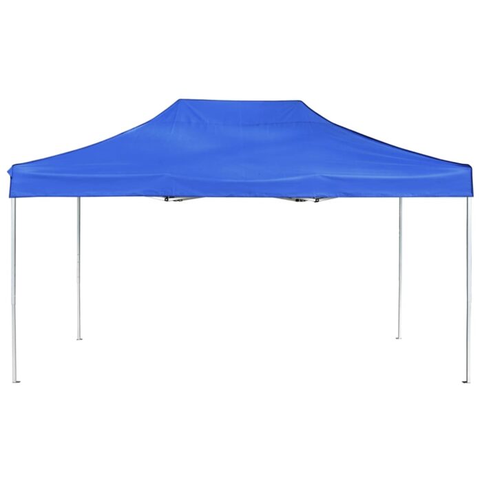 Tente de réception pliable Aluminium 4,5x3 m Bleu – Image 2