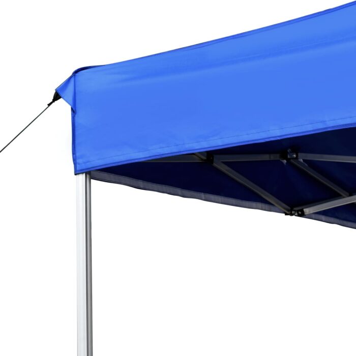 Tente de réception pliable Aluminium 4,5x3 m Bleu – Image 4