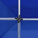 Tente de réception pliable Aluminium 4,5x3 m Bleu – Image 6