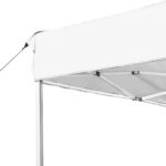 Tente de réception pliable Aluminium 4,5x3 m Blanc – Image 4