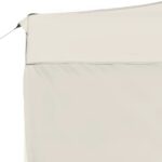 Tente de réception pliable avec parois Aluminium 4,5x3 m Crème – Image 7