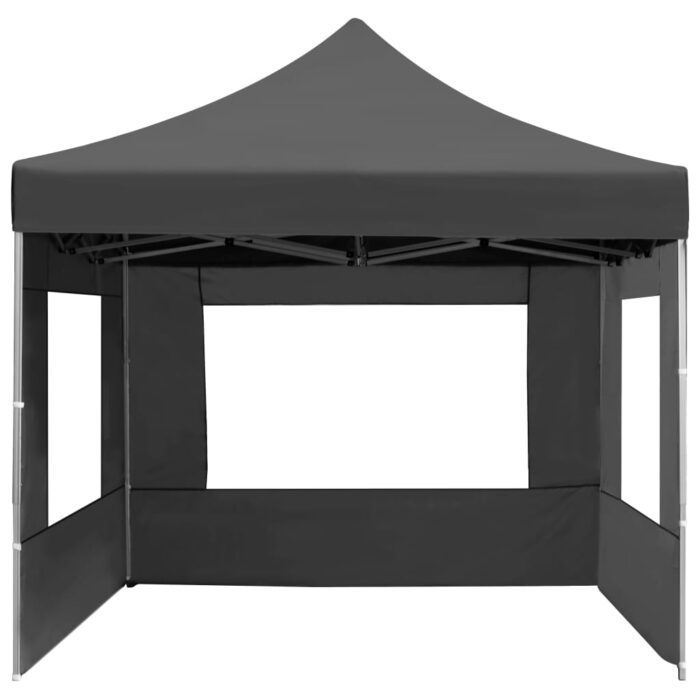 Tente de réception pliable à parois Aluminium 4,5x3m Anthracite – Image 4