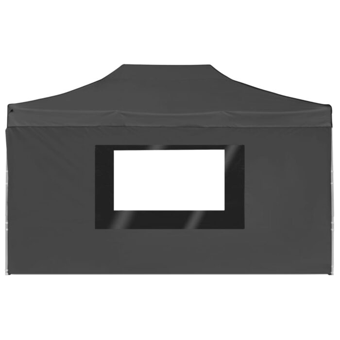 Tente de réception pliable à parois Aluminium 4,5x3m Anthracite – Image 5
