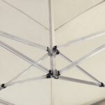 Tente de réception pliable Aluminium 6 x 3 m Crème – Image 2