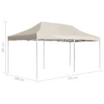 Tente de réception pliable Aluminium 6 x 3 m Crème – Image 7