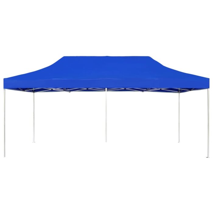Tente de réception pliable Aluminium 6 x 3 m Bleu – Image 3