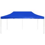 Tente de réception pliable Aluminium 6 x 3 m Bleu – Image 4