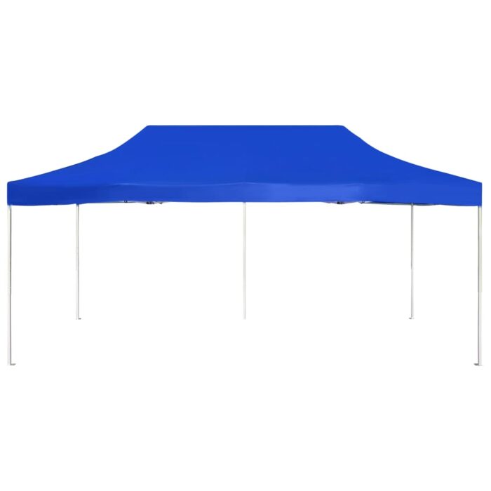 Tente de réception pliable Aluminium 6 x 3 m Bleu – Image 4
