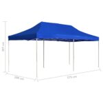 Tente de réception pliable Aluminium 6 x 3 m Bleu – Image 7